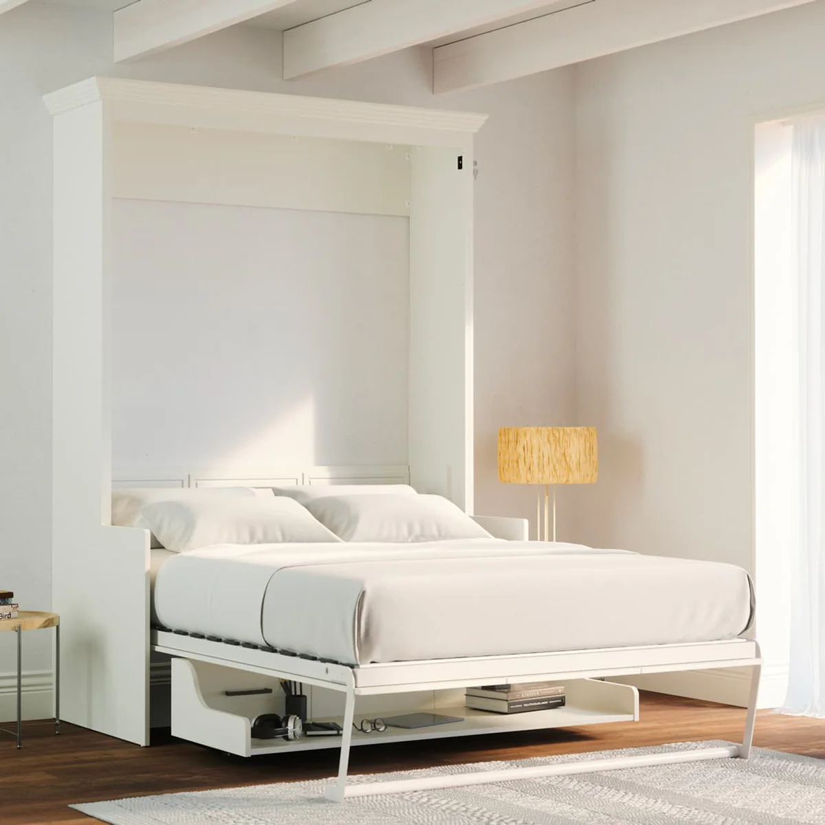 Lit escamotable Aegis Queen avec bureau 2