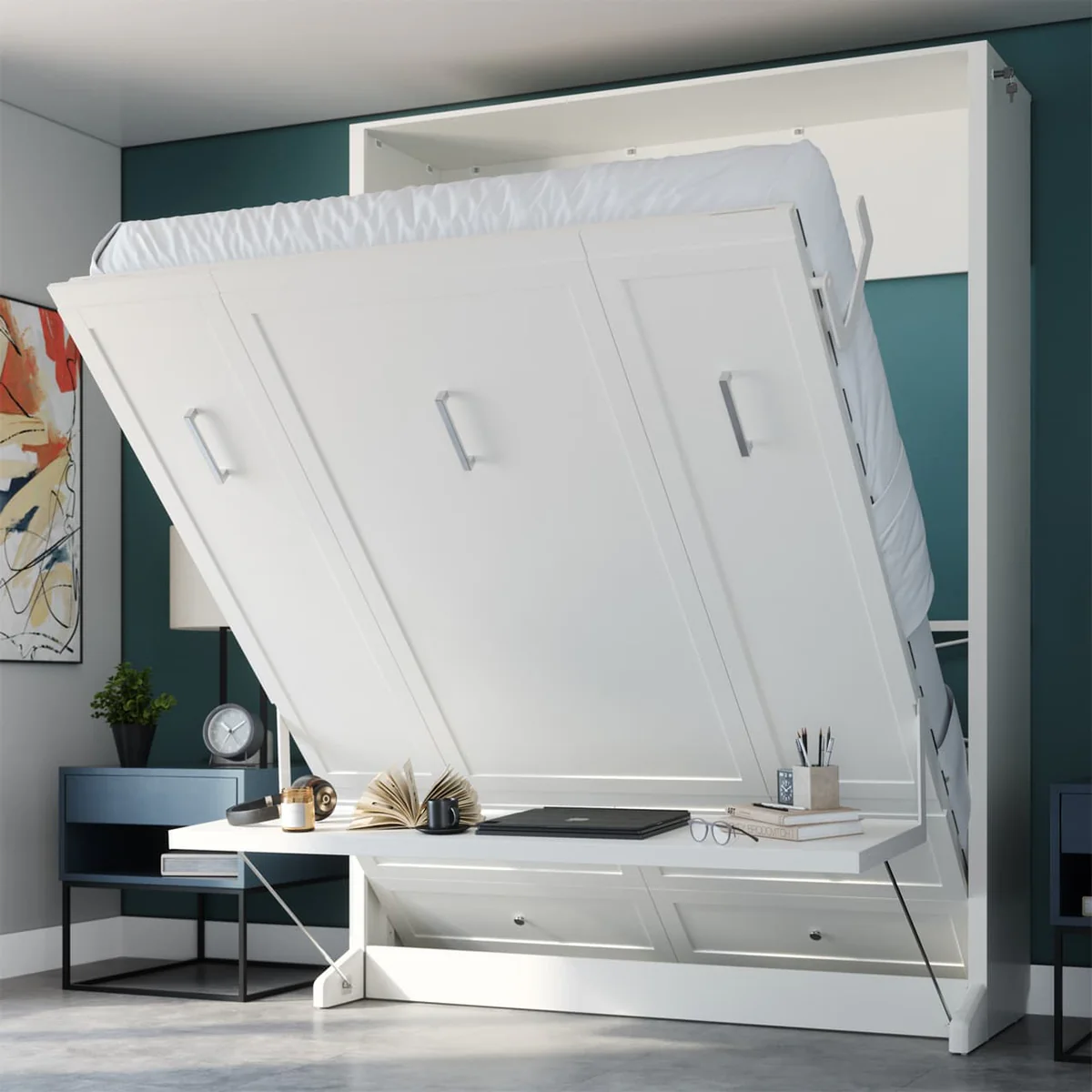 Lit escamotable Azores avec bureau 1