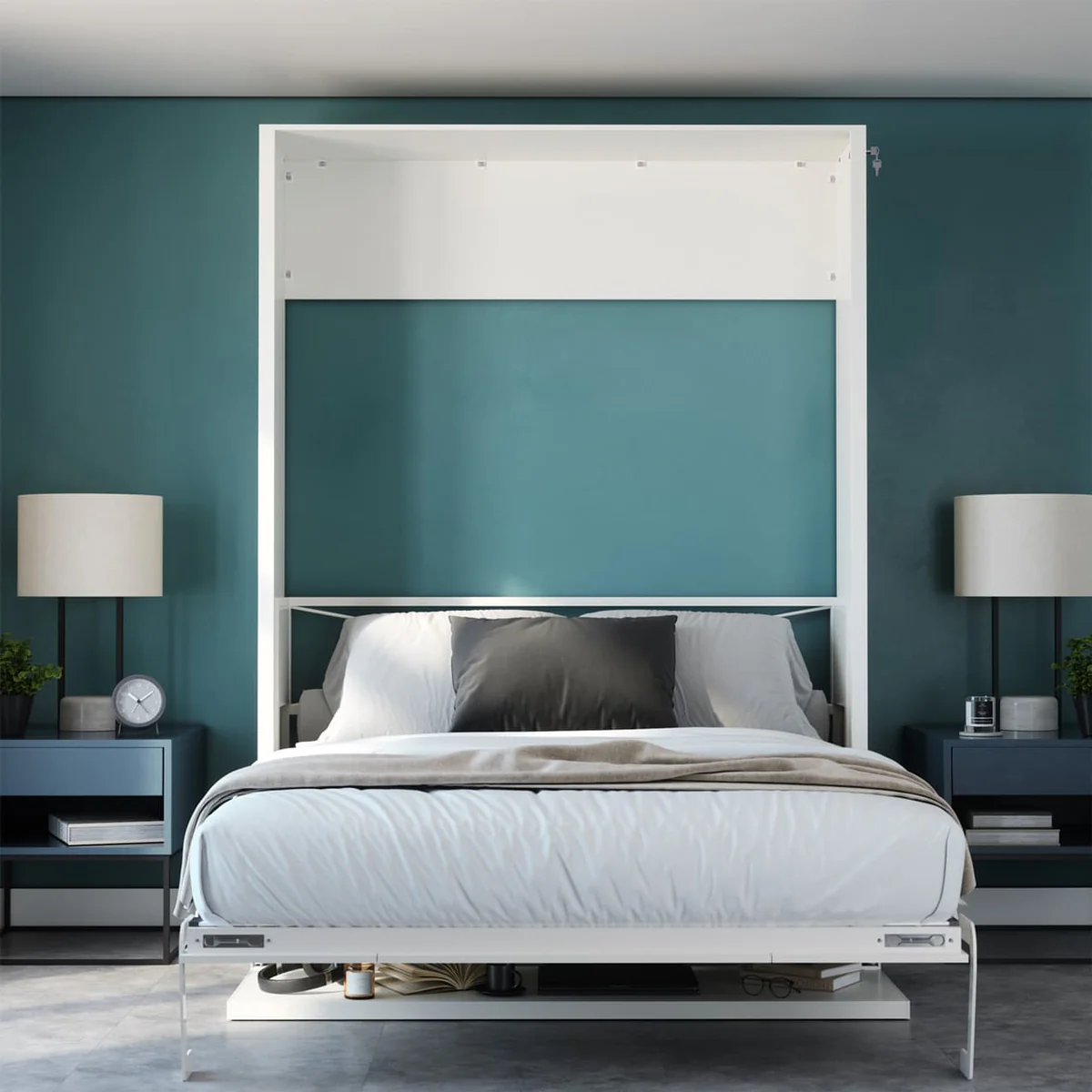 Lit escamotable Azores avec bureau 2