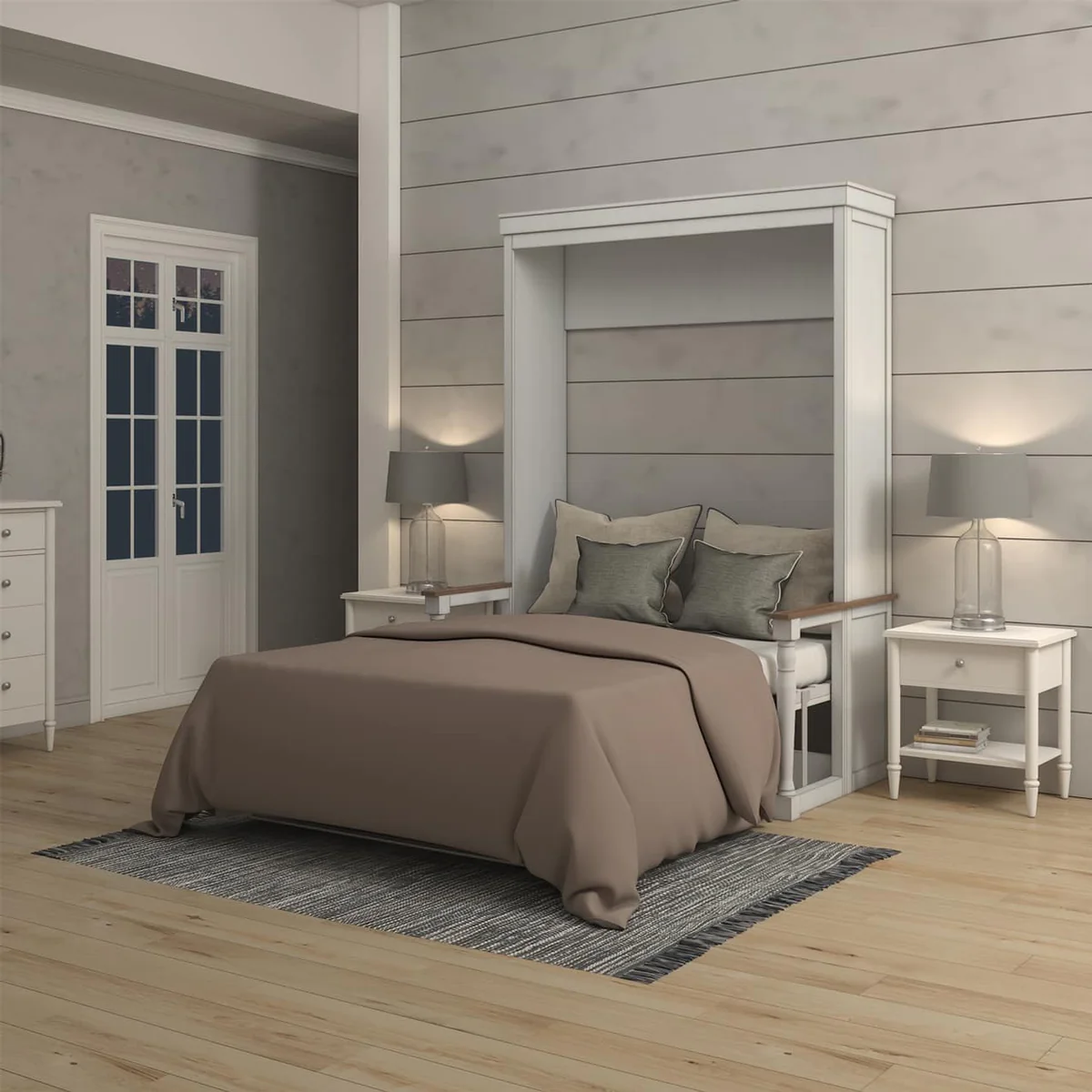 Lit escamotable Perth Queen avec bureau 3